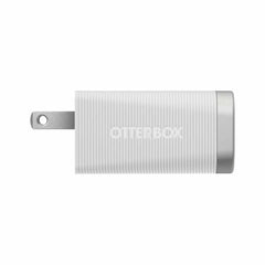 OtterBox Premium Pro Dual USB-C Wall Charger 60W GaN Lunar Light (White)