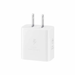 Samsung Travel Adapter with USB-C to USB-C Cable 25W White