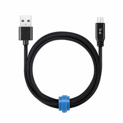 Blu Element Braided Charge/Sync Micro USB to USB-A Cable 4ft Black