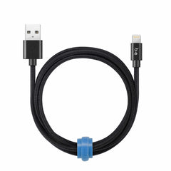 Blu Element Braided Charge/Sync Lightning to USB-A Cable 6ft Black