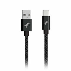 Nimble PowerKnit 1 meter USB-A to USB-C Black