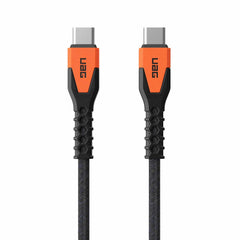 UAG Rugged Kevlar Core USB-C to USB-C Charge/Sync Cable 5ft Black/Orange