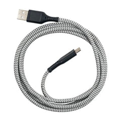 Ventev High Speed USB-A to USB-C Braided Cable 6ft Grey