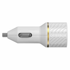 OtterBox Dual USB Premium Fast Charge Car Charger Power Delivery 30W + Power Delivery 20W White