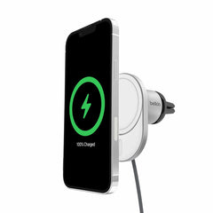 Belkin BoostCharge Pro Magnetic Wireless Car Charger with Qi2 15W Grey