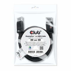 Club3D DisplayPort 1.4 HBR3 Cable Male/Male 2 m/6.56ft Black