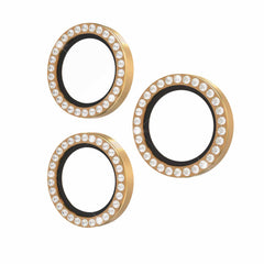 Kate Spade Aluminum Ring Lens Protector Set In Stone Gold for iPhone 16 Pro/16 Pro Max