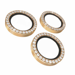 Kate Spade Aluminum Ring Lens Protector Set In Stone Gold for iPhone 16 Pro/16 Pro Max