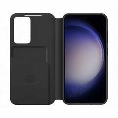 Samsung Smart Clear View Wallet Case Black for Samsung Galaxy S23