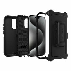 OtterBox Defender Protective Case Black for iPhone 15 Pro