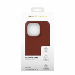 Ideal of Sweden Silicone Case Magsafe Dark Amber for iPhone 15 Pro