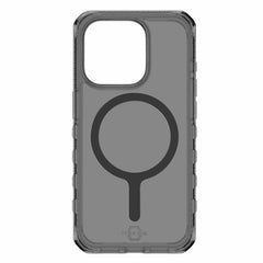 ITSKINS Supreme_R Clear MagSafe Case Graphite for iPhone 15 Pro Max