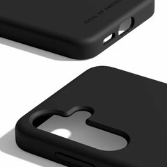 Ideal of Sweden Silicone Case Compatible w/MagSafe Black for Samsung Galaxy S24