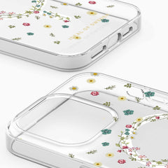 Ideal of Sweden Clear Mid MagSafe Case Petite Floral for iPhone 15 Pro