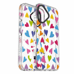 Blu Element Chromatic Print MagSafe Case Bright Hearts for iPhone 16