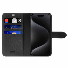 Blu Element Folio 2 in 1 Case Black for iPhone 16 Pro Max