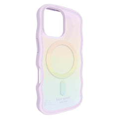 Kate Spade Wavy Case w/MagSafe Opal Iridescent for iPhone 16