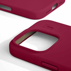 Ideal of Sweden Silicone Case MagSafe Cranberry for iPhone 16 Pro