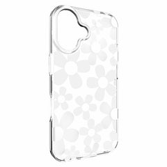 SwitchEasy Fleur 3D Case White for iPhone 16 Plus