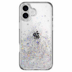 SwitchEasy Starfield 3D Glitter Case Transparent for iPhone 16 Plus