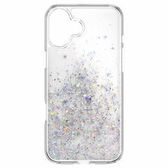 SwitchEasy Starfield 3D Glitter Case Transparent for iPhone 16 Plus