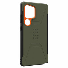 UAG Civilian Pro Rugged Case w/Magnet Olive Drab/Orange for Samsung Galaxy S25 Ultra