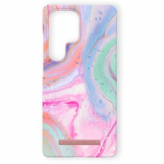 Ideal of Sweden Printed Case Compatible w/MagSafe Pastel Marble for Samsung Galaxy S25 Ultra