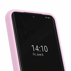 Ideal of Sweden Silicone Case Compatible w/MagSafe Bubblegum Pink for Samsung Galaxy S25/Galaxy S24