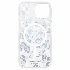 Kate Spade Protective Case w/MagSafe Flowerbed Blue for iPhone 16e/15/14/13