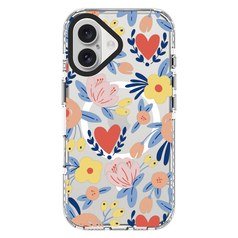 Blu Element Chromatic Print MagSafe Case Bright Floral for iPhone 16