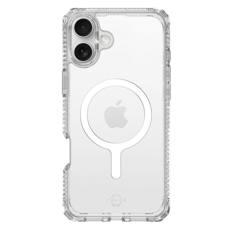 ITSKINS Hybrid_R MagSafe Case Clear for iPhone 16