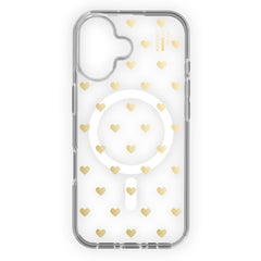 Ideal of Sweden Clear Case Mid MagSafe Golden Hearts for iPhone 16