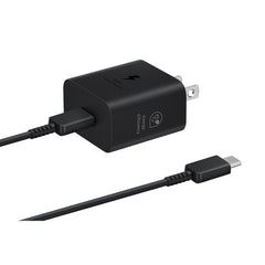 Samsung Travel Adapter with USB-C to USB-C Cable 25W Black