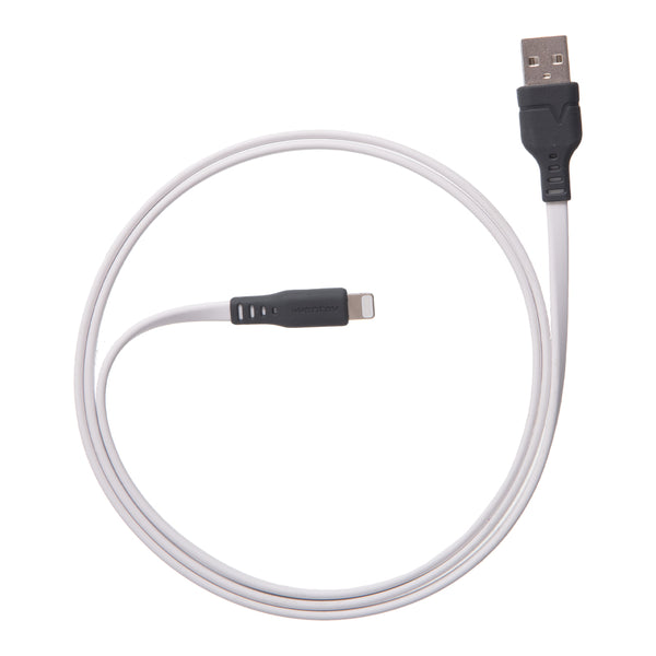 Ventev ChargeSync Flat Lightning Cable 6ft White