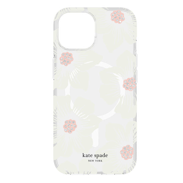 Kate Spade Protective MagSafe Case Hollyhock Floral for iPhone 15/14/13