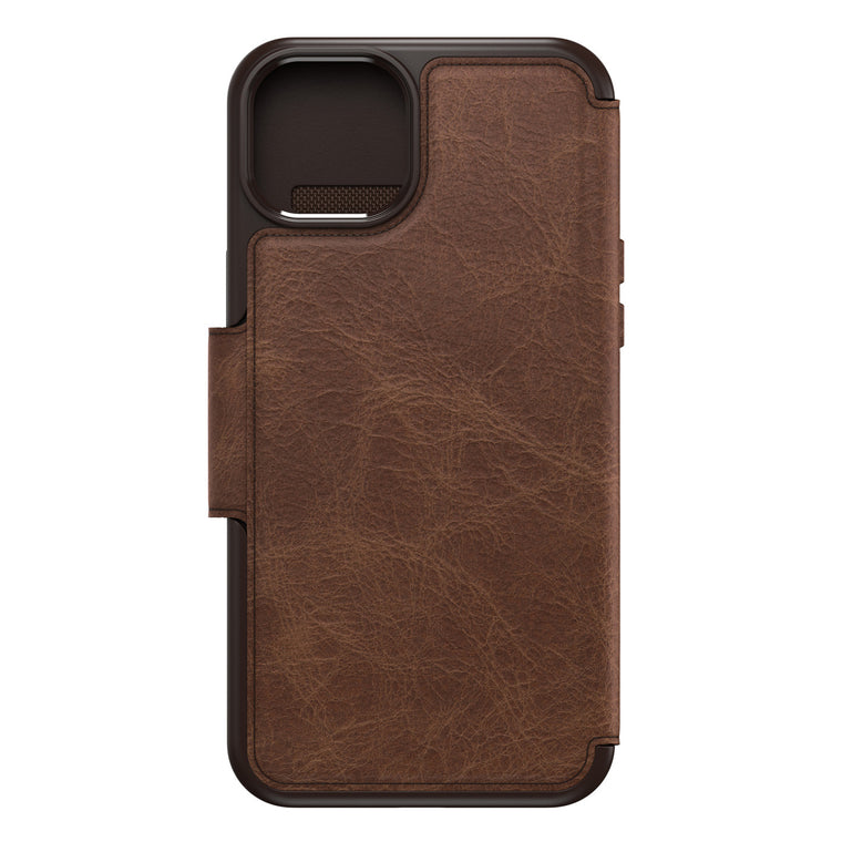 OtterBox Strada Folio MagSafe Case Espresso for iPhone 15 Plus