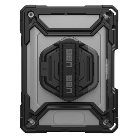 UAG Plasma Rugged Case w/Rotating Handstrap Ice/Black for iPad 10.2 2021/10.2 2020/10.2 2019