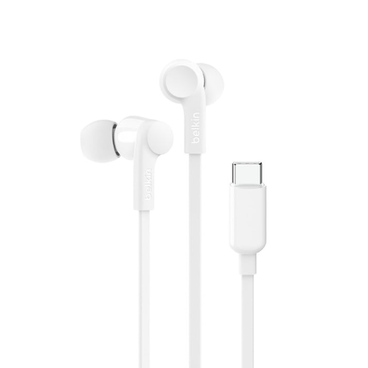 Belkin Wired Earbuds with USB-C Connector White