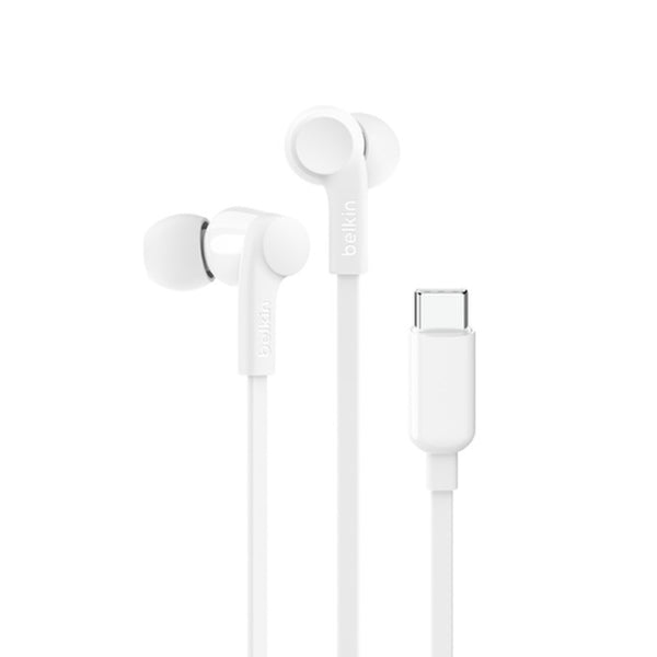 Belkin Wired Earbuds with USB-C Connector White