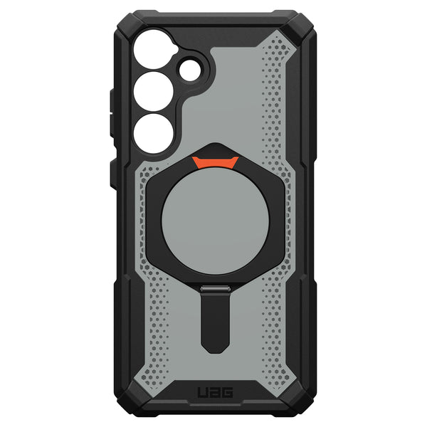 UAG Plasma XTE Rugged Kickstand Case w/Magnet Black/Orange for Samsung Galaxy S25+