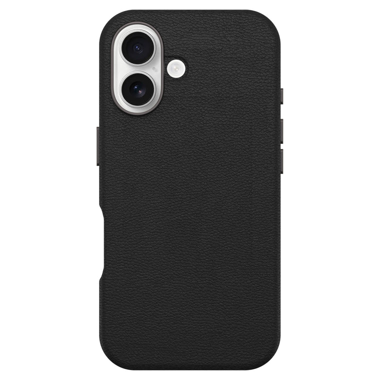 OtterBox Symmetry Cactus Leather MagSafe Case Noir Ash for iPhone 16