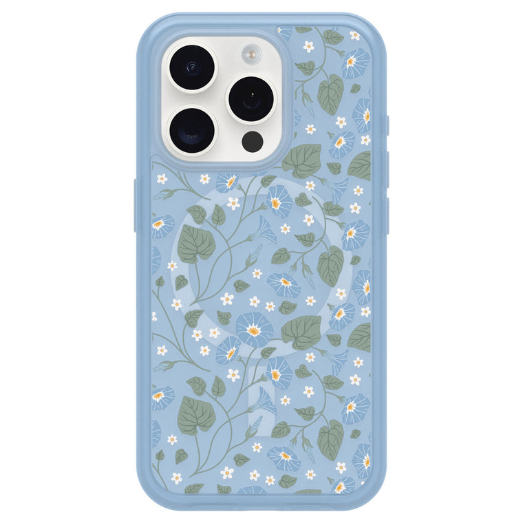 OtterBox Symmetry Clear MagSafe Case Dawn Floral for iPhone 15 Pro