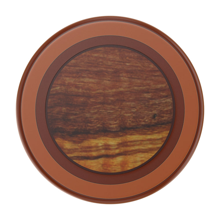 PopSockets PopGrip for MagSafe Round with Adapter Ring Olive Wood