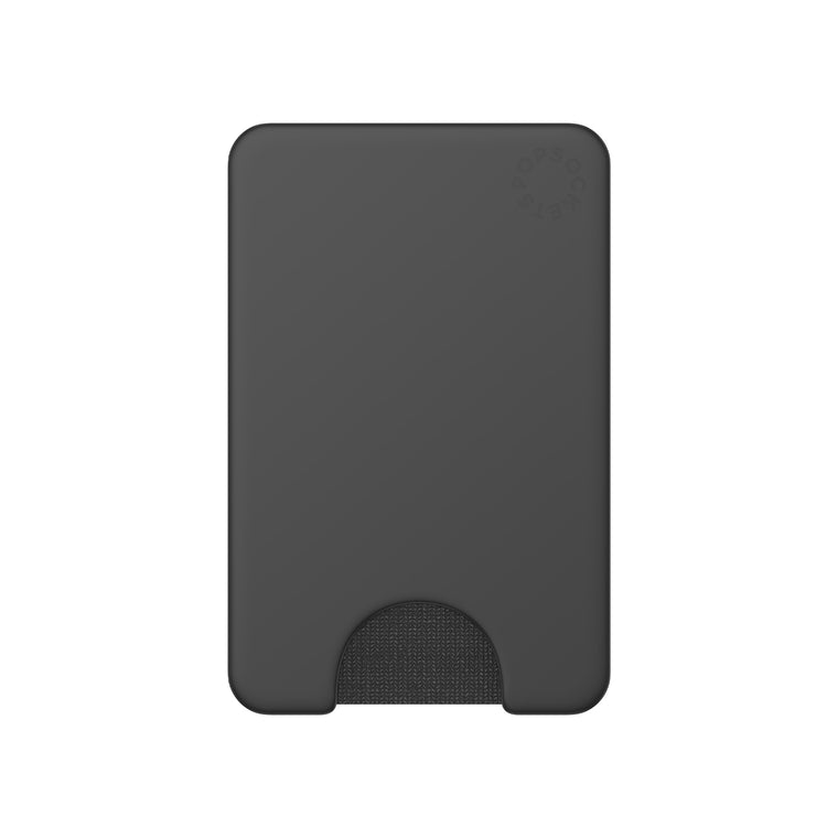PopSockets PopWallet For MagSafe Round with Adapter Ring Black