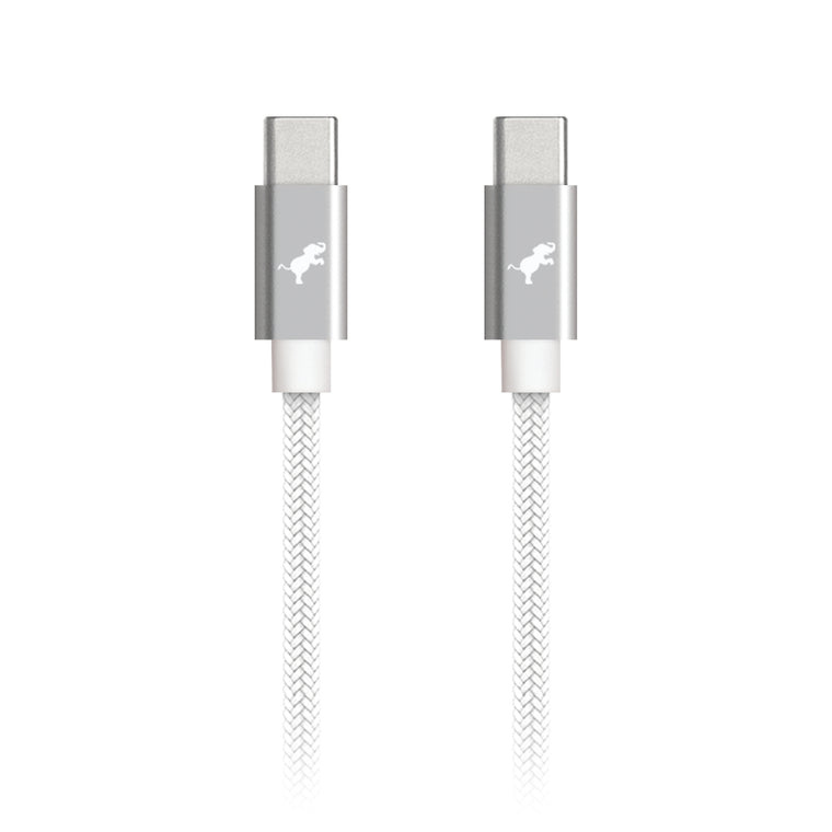 Nimble PowerKnit 1 meter USB-C to USB-C White