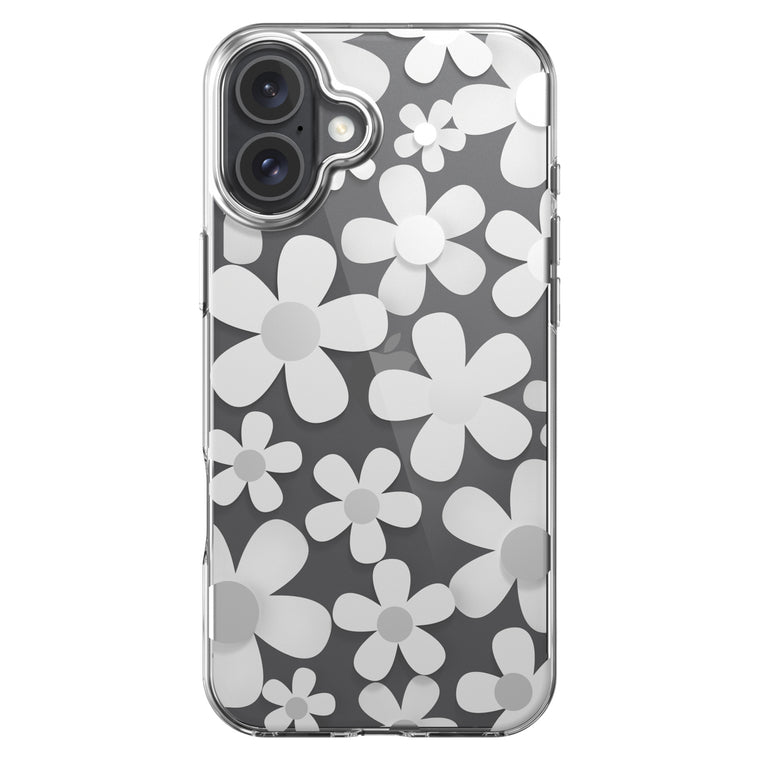 SwitchEasy Fleur 3D Case White for iPhone 16