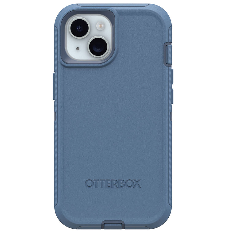 OtterBox Defender Protective Case Baby Blue Jeans for iPhone 15/14/13