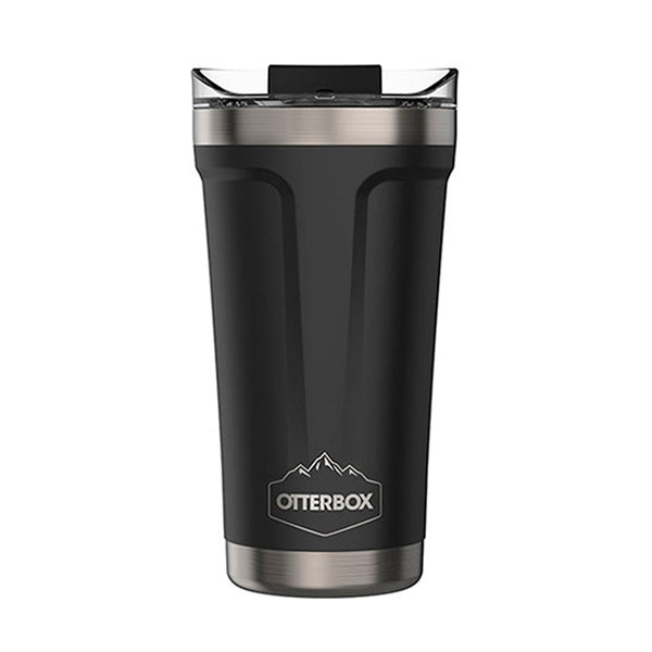 OtterBox Elevation Tumbler with Closed Lid 16 OZ Silver Panther (Black)