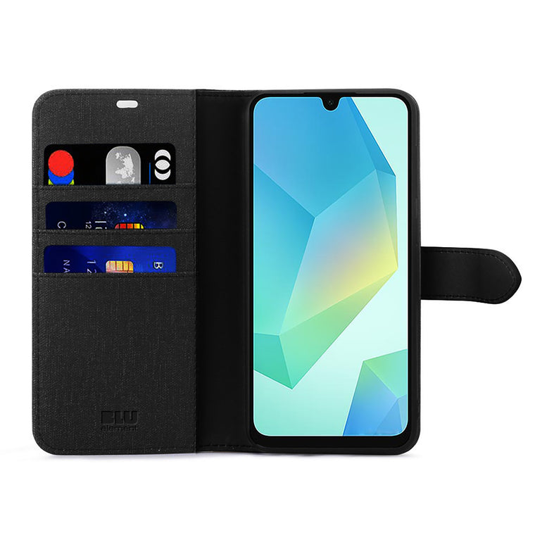 Blu Element Folio 2 in 1 Case Black for Samsung Galaxy A16 5G