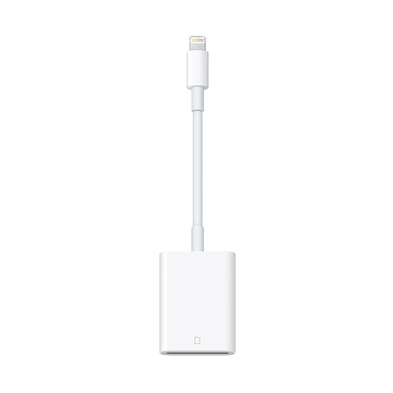 Apple Lightning to SD Card Camera Reader White